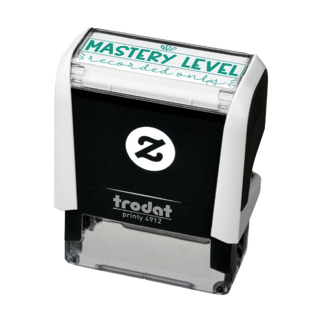 Mastery Level Recorded Only Teacher Stamp (Product)