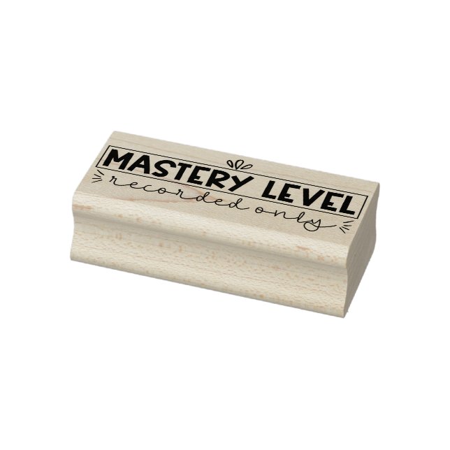 Mastery Level Recorded Only Teacher Stamp (Stamp)