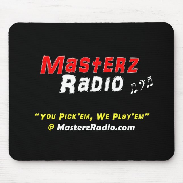 Masterz Radio Mousepad (Front)