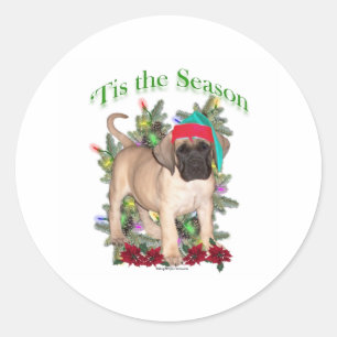 Mastiff 2 ‘Tis Classic Round Sticker