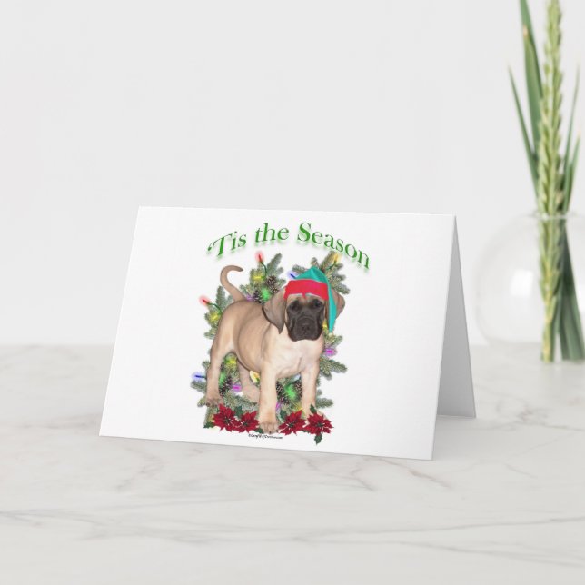 Mastiff 2 ‘Tis Holiday Card (Front)