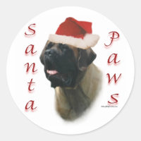 Mastiff (apricot2) Santa Paws