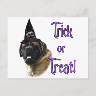 Mastiff (apricot) Trick Postcard