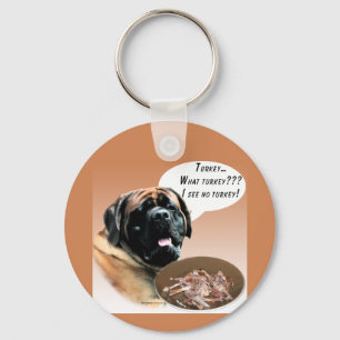 Mastiff (apricot) Turkey Key Ring