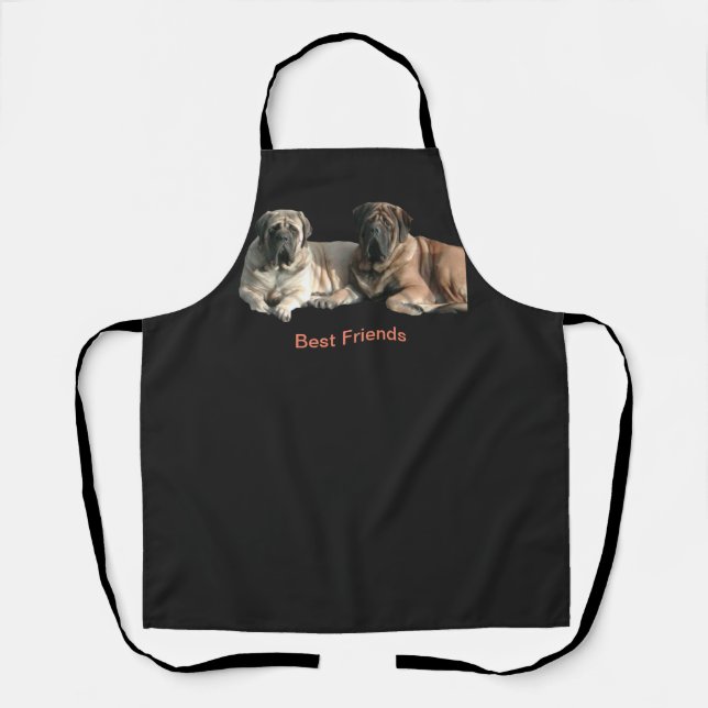 Mastiff Best Friends Apron (Front)
