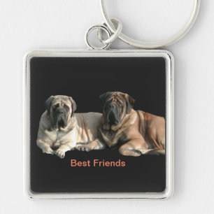 Mastiff Best Friends Key Ring