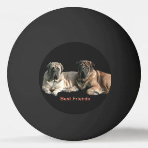 Mastiff Best Friends Ping Pong Ball