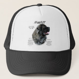 Mastiff (brindle fluff) History Design Trucker Hat