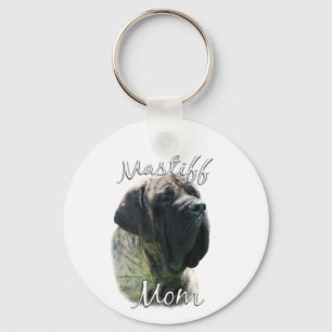 Mastiff (brindle) Mum 2 Key Ring