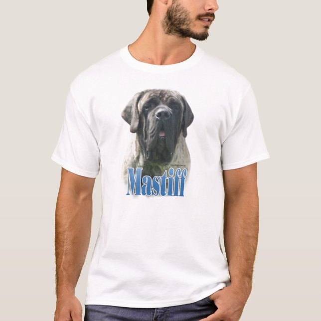 Mastiff (brindle) Name T-Shirt (Front)