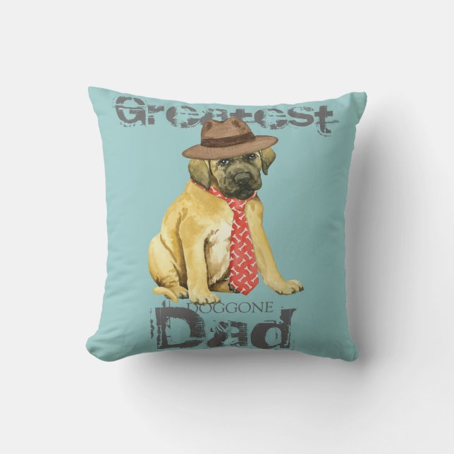 Mastiff Dad Cushion (Front)