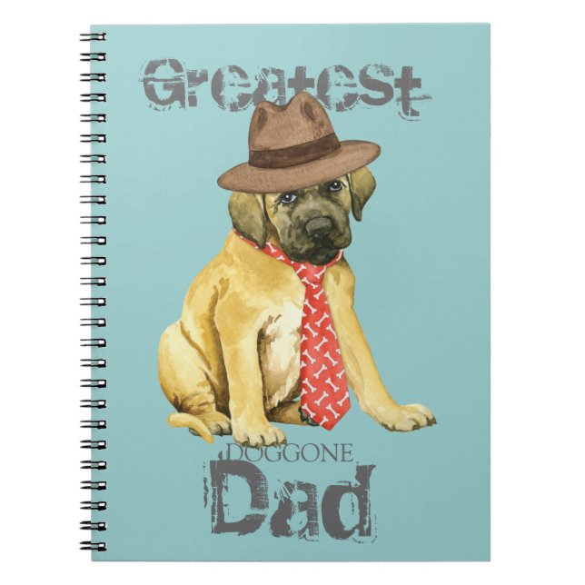 Mastiff Dad Notebook (Front)