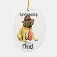 Mastiff Dad Ornament