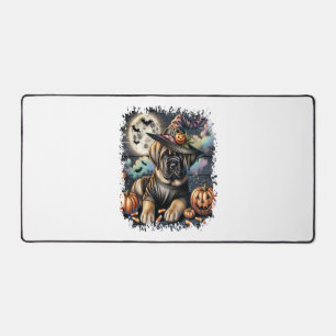 Mastiff Dog Halloween Square Desk Mat