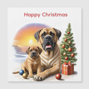 Mastiff englische Doggen Christmas 