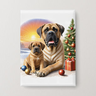 Mastiff englische Doggen Christmas