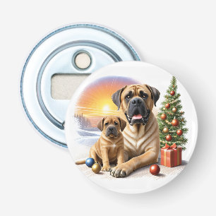 Mastiff englische Doggen Christmas Bottle Opener