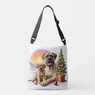 Mastiff englische Doggen Christmas Crossbody Bag