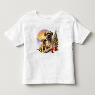 Mastiff englische Doggen Christmas Toddler T-Shirt