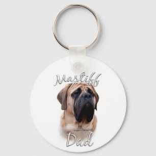 Mastiff (fawn) Dad 2 Key Ring