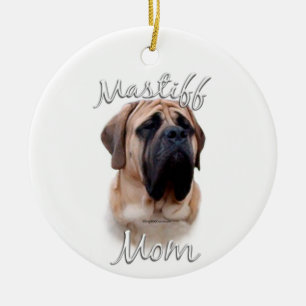 Mastiff (fawn) Mum 2 Ceramic Ornament