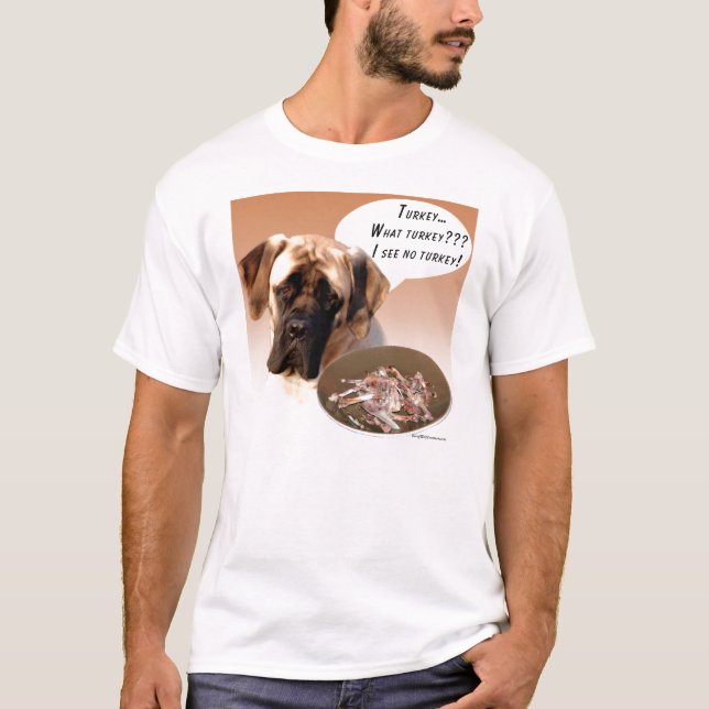 Mastiff (fawn) Turkey T-Shirt (Front)