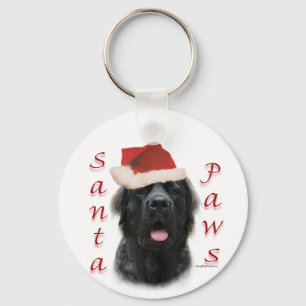 Mastiff (fluffy) Santa Paws Key Ring