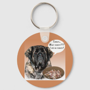 Mastiff (fluffy) Turkey Key Ring