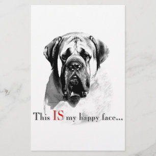 Mastiff Happy Face