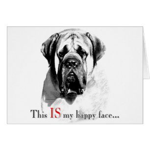 Mastiff Happy Face