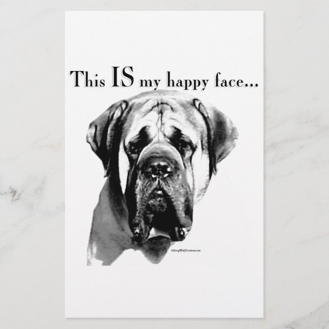 Mastiff Happy Face (Front)