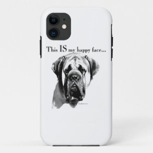 Mastiff Happy Face iPhone 11 Case
