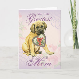 Mastiff Hearts Mum Card