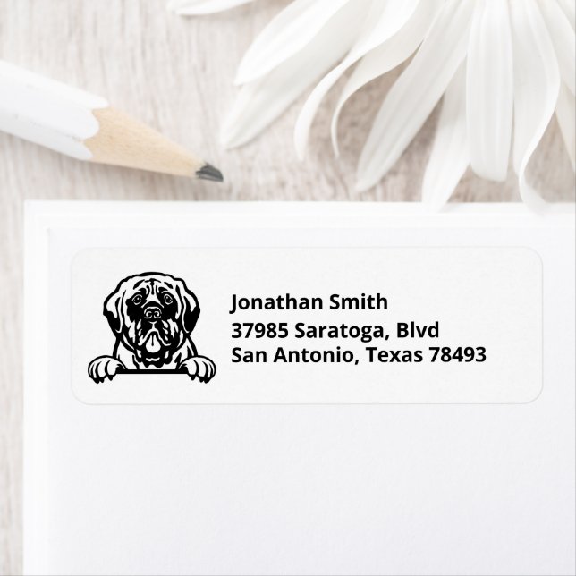 MASTIFF | Image on Return Address Label (Insitu)
