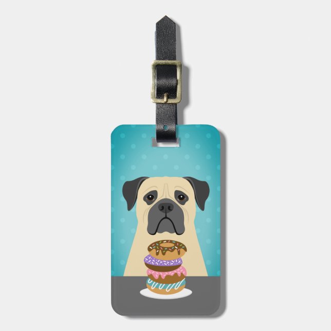 Mastiff Luggage Tags (Front Vertical)