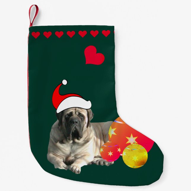 Mastiff Molosser Christmas Stocking (Front)