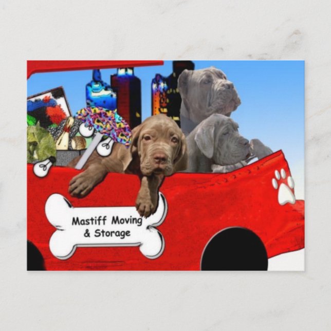 Mastiff Moving & Storage Postcard (Front)