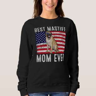 Mastiff Mum Usa American Flag Mastiff Dog Owner Sweatshirt