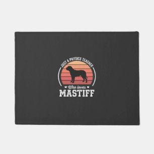 Mastiff Physics Teacher Dog Lover Doormat