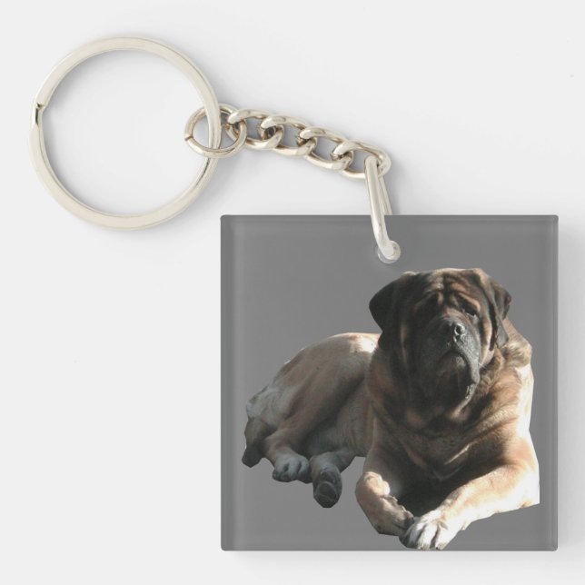 Mastiff Sanfter Giese Key Ring (Front)