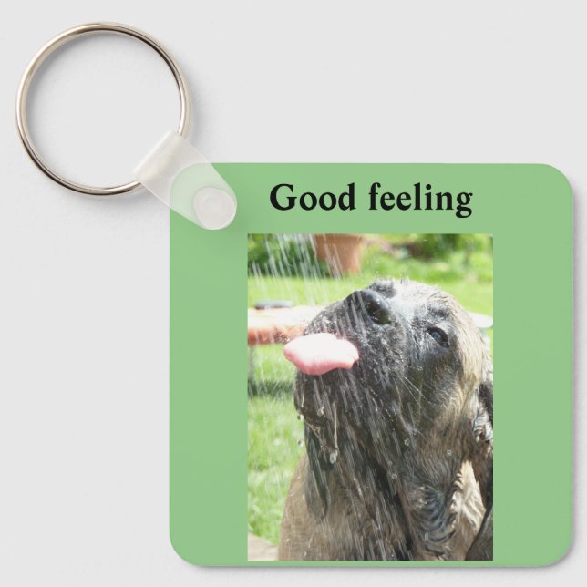 Mastiff Schlüsselanhänger Good feeling Key Ring (Front)