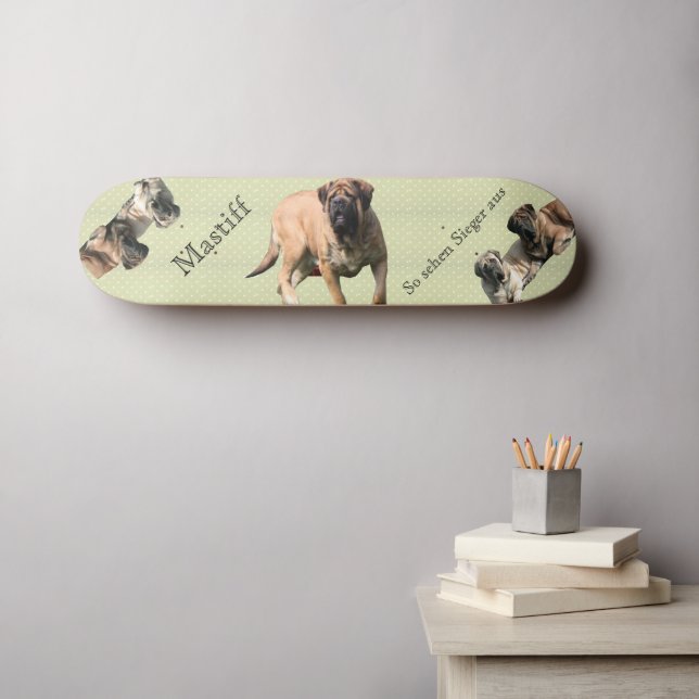 Mastiff Skateboard (Wall Art (Horz))
