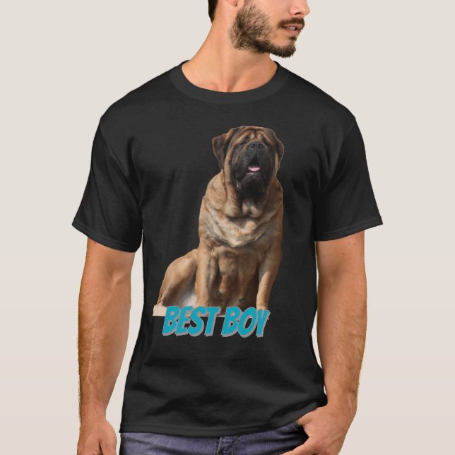 Mastiff Vatertag Best Friends  T-Shirt (Front)
