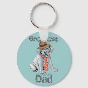 Mastino Dad Keychain