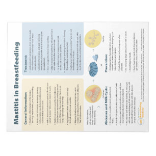 Mastitis in Breastfeeding Tear-away (English)  Notepad