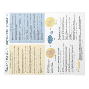 Mastitis in Breastfeeding Tear-away (Ukrainian)  Notepad