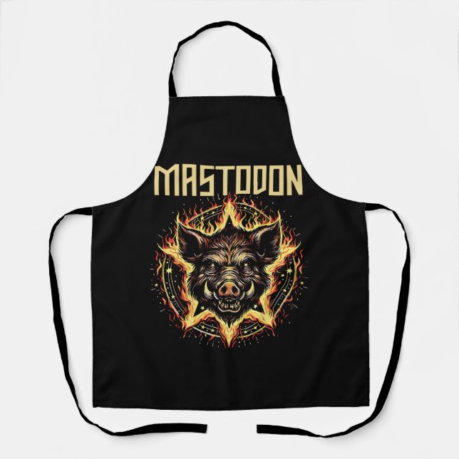 Mastodon Boar Fire Apron (Front)