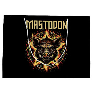 Mastodon Boar Fire Large Gift Bag