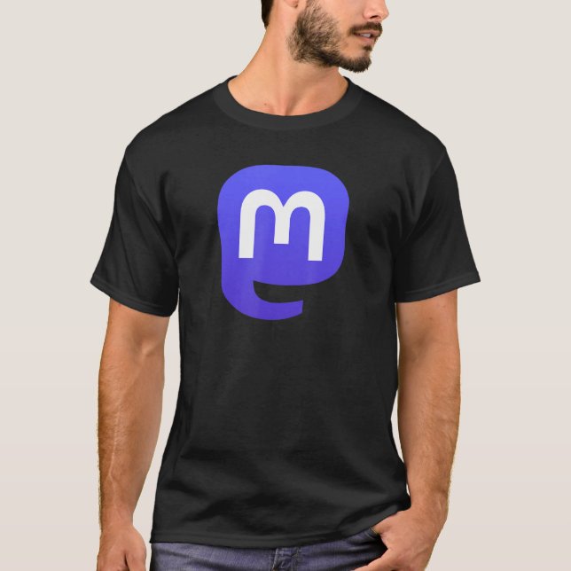 Mastodon  Self Hosted Social Networking and Microb T-Shirt (Front)