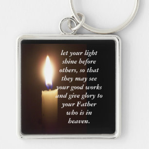 Mat 5:16 key ring